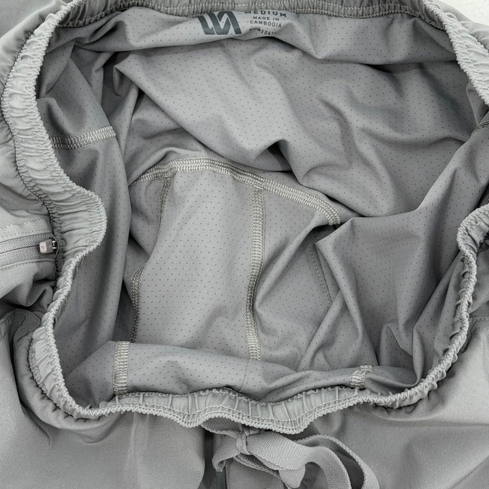 VRST All-In Lined Shorts Men's Medium Gray 7" Lined Athletic Performance - Picture 9 of 10